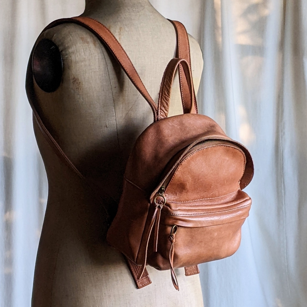 ❤️ MADEWELL leather mini Lorimer backpack